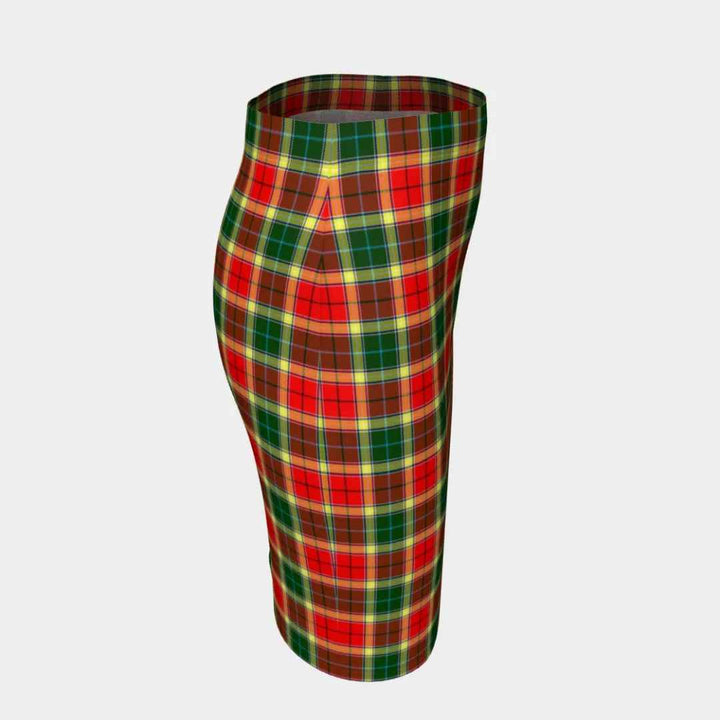 Scottish Gibbs Clan Tartan Fitted Skirt Tartan Plaid 3