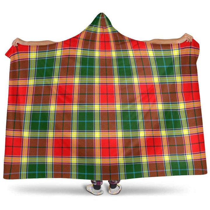 Scottish Gibbs Clan Tartan Hooded Blanket Tartan Plaid 1