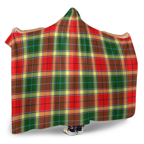 Scottish Gibbs Clan Tartan Hooded Blanket Tartan Plaid 2