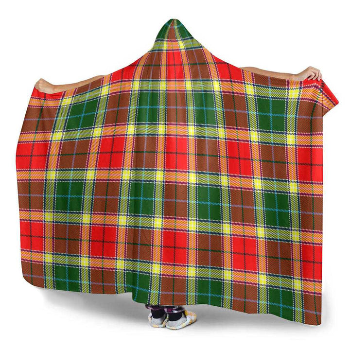 Scottish Gibbs Clan Tartan Hooded Blanket Tartan Plaid 3