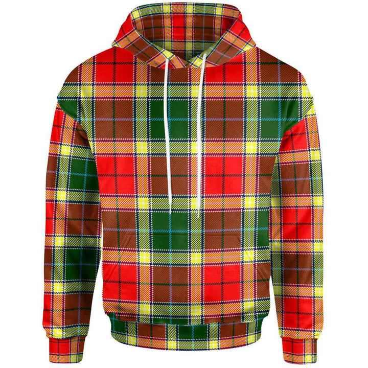 Scottish Gibbs Clan Tartan Hoodie Front Side Tartan Plaid
