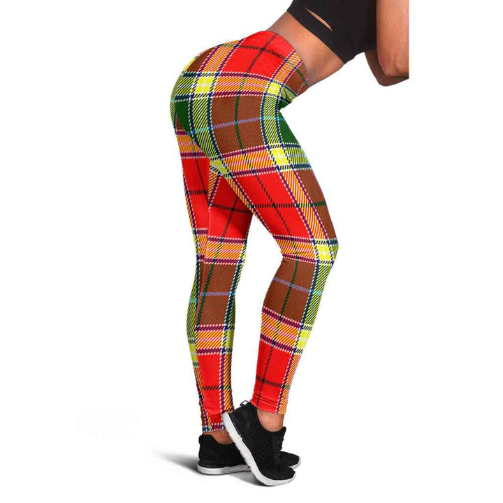 Scottish Gibbs Clan Tartan Women Leggings Tartan Plaid 1