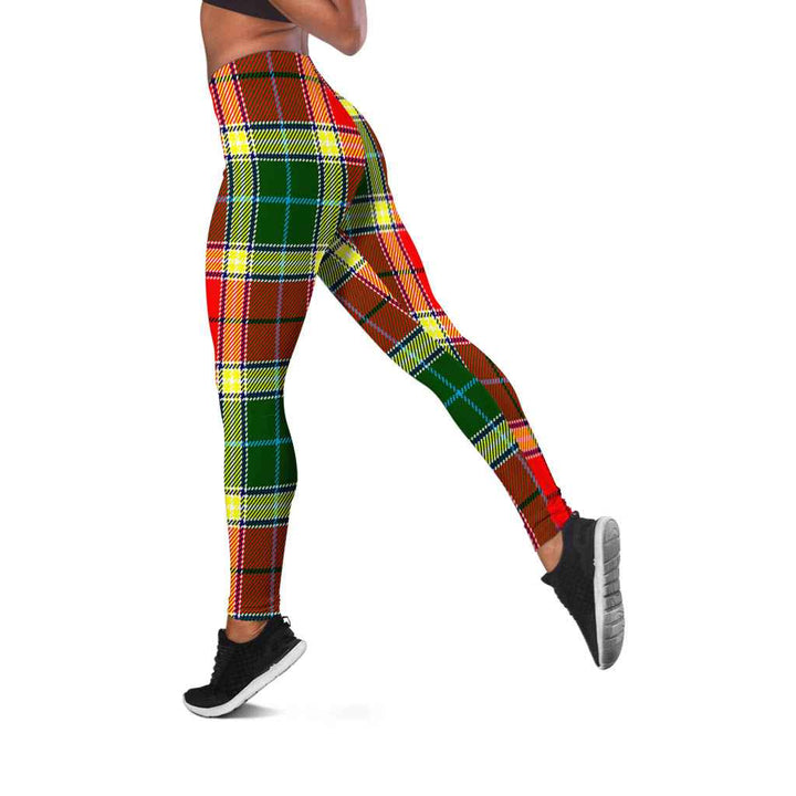 Scottish Gibbs Clan Tartan Women Leggings Tartan Plaid 2