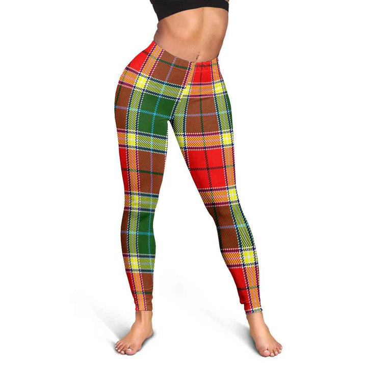 Scottish Gibbs Clan Tartan Women Leggings Tartan Plaid 3