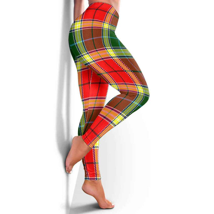Scottish Gibbs Clan Tartan Women Leggings Tartan Plaid 4