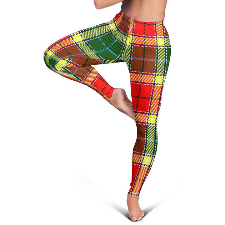 Scottish Gibbs Clan Tartan Women Leggings Tartan Plaid 5