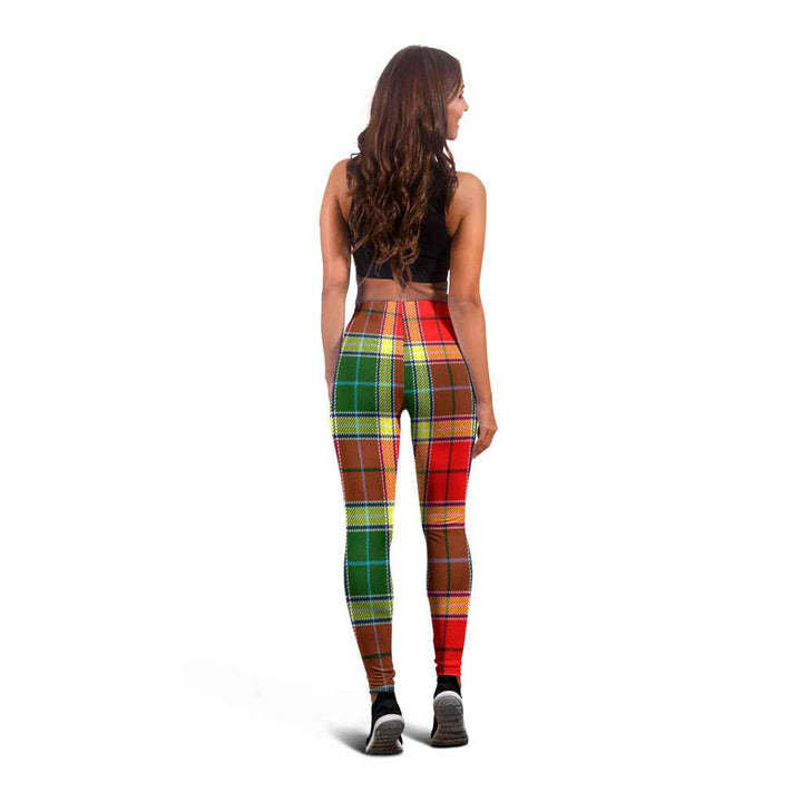 Scottish Gibbs Clan Tartan Women Leggings Tartan Plaid 6