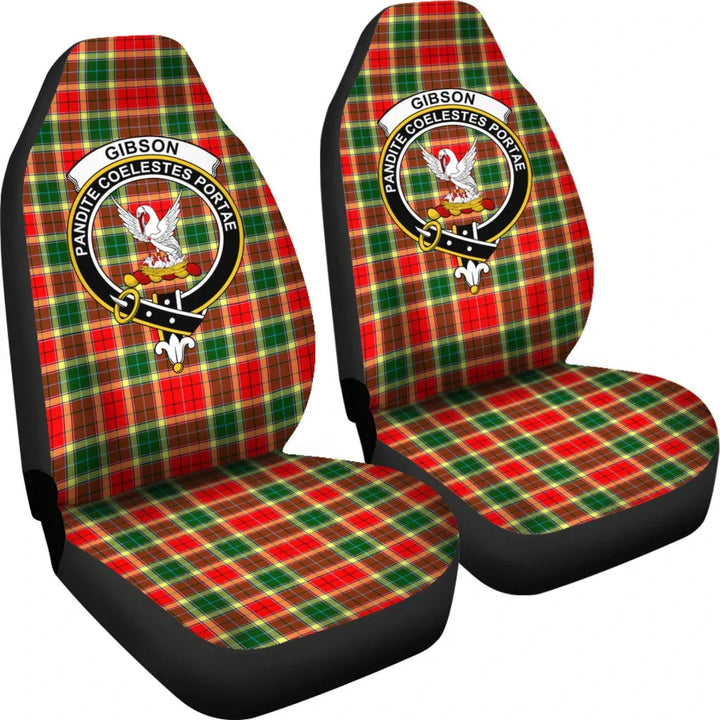 Scottish Gibson Clan Crest Tartan Car Seat Covers 4
