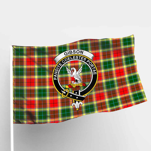 Scottish Gibson Clan Crest Tartan Flag Parade Tartan Plaid 1