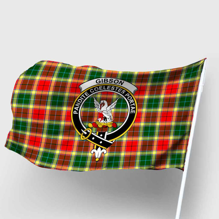 Scottish Gibson Clan Crest Tartan Flag Parade Tartan Plaid 2