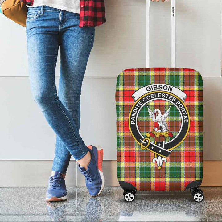 Scottish Gibson Clan Crest Tartan Luggage Cover Tartan Plaid 2