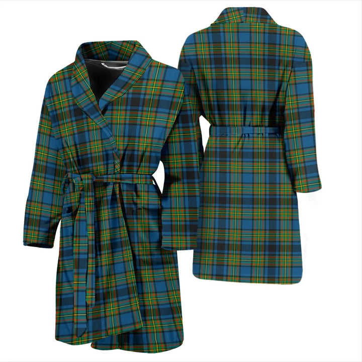 Scottish Gillies Ancient Clan Tartan Bathrobe 3