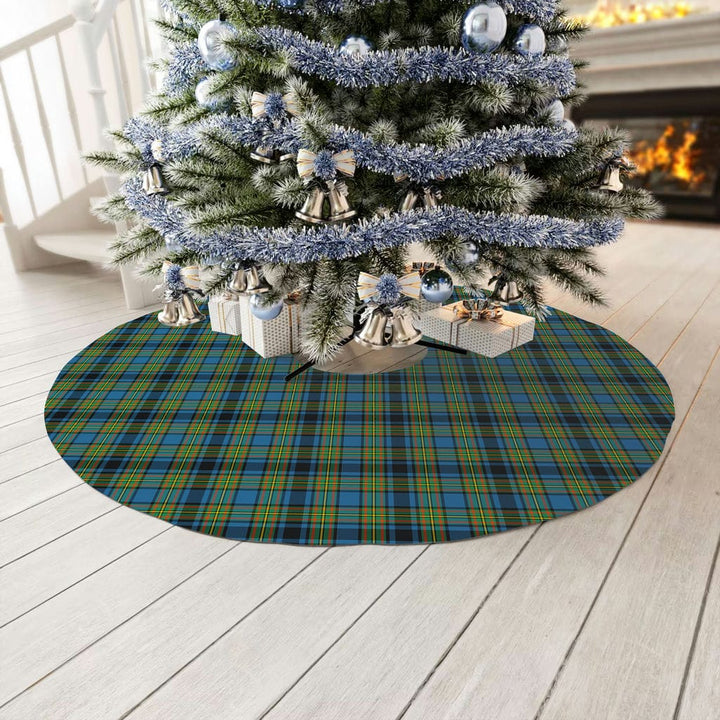 Scottish Gillies Ancient Clan Tartan Christmas Tree Skirt No Tassels 3 Tartan Plaid