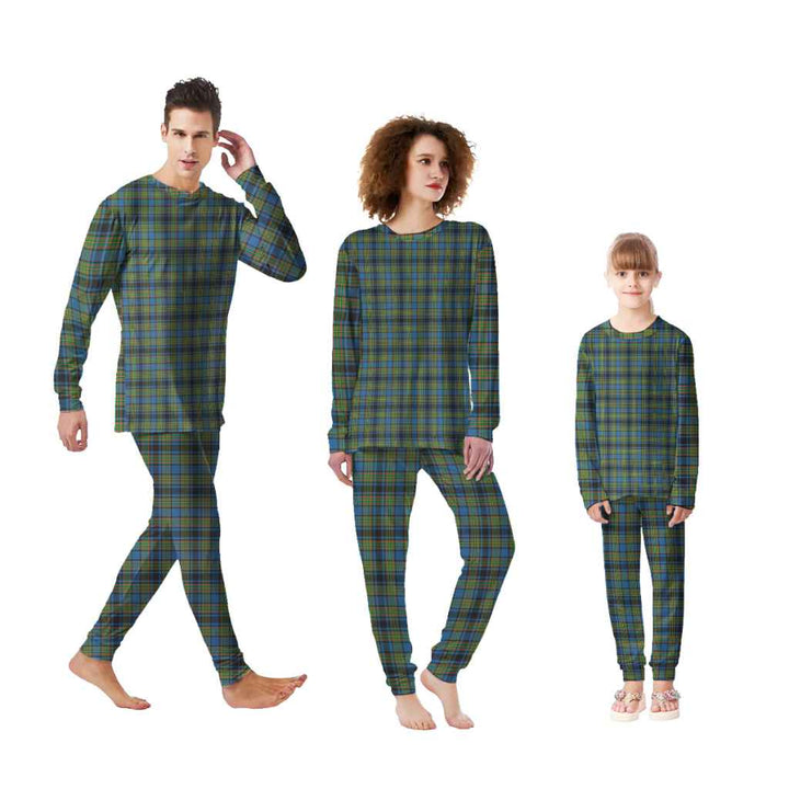 Scottish Gillies Ancient Clan Tartan Pajama Set Tartan Plaid