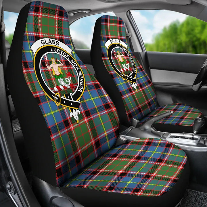 Scottish Glass Clan Crest Tartan Car Seat Covers 3
