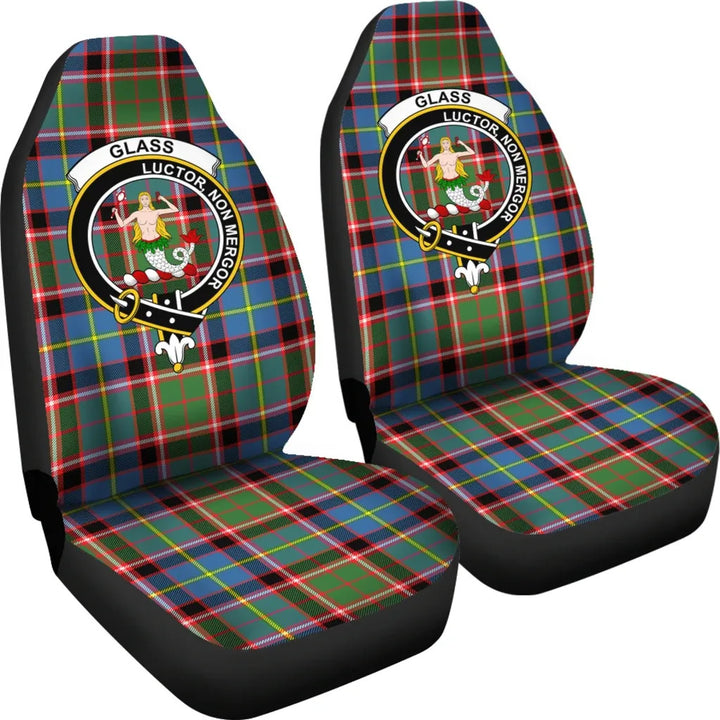 Scottish Glass Clan Crest Tartan Car Seat Covers 4