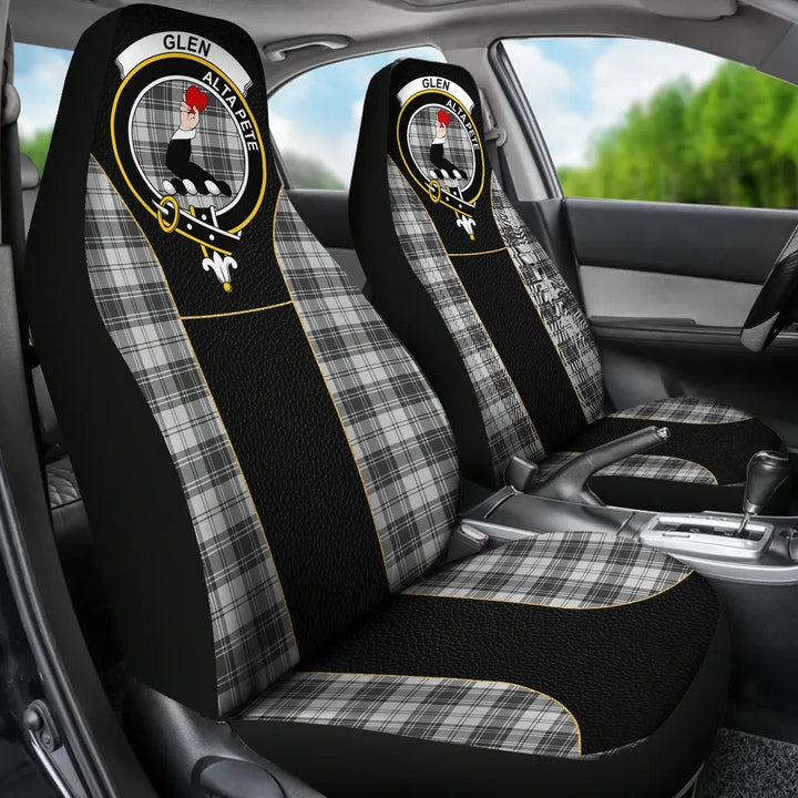 Scottish Glen Clan Crest Tartan Car Seat Covers - Special Style 3