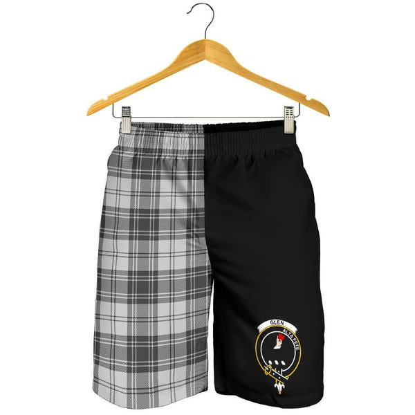 Scottish Glen Clan Crest Tartan Half of Me Men's Shorts