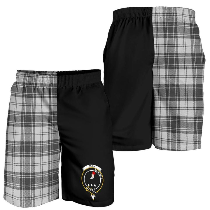 Scottish Glen Clan Crest Tartan Half of Me Men's Shorts