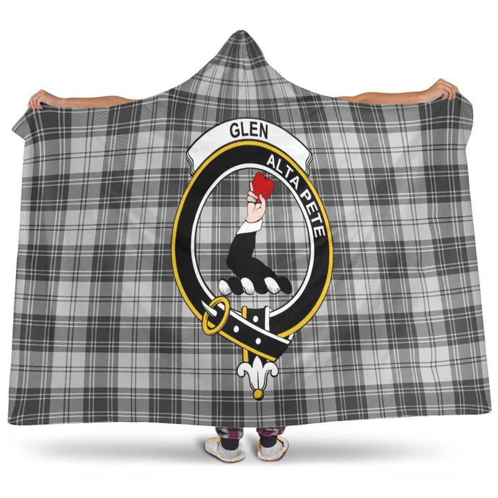 Scottish Glen Clan Crest Tartan Hooded Blanket Tartan Plaid 1
