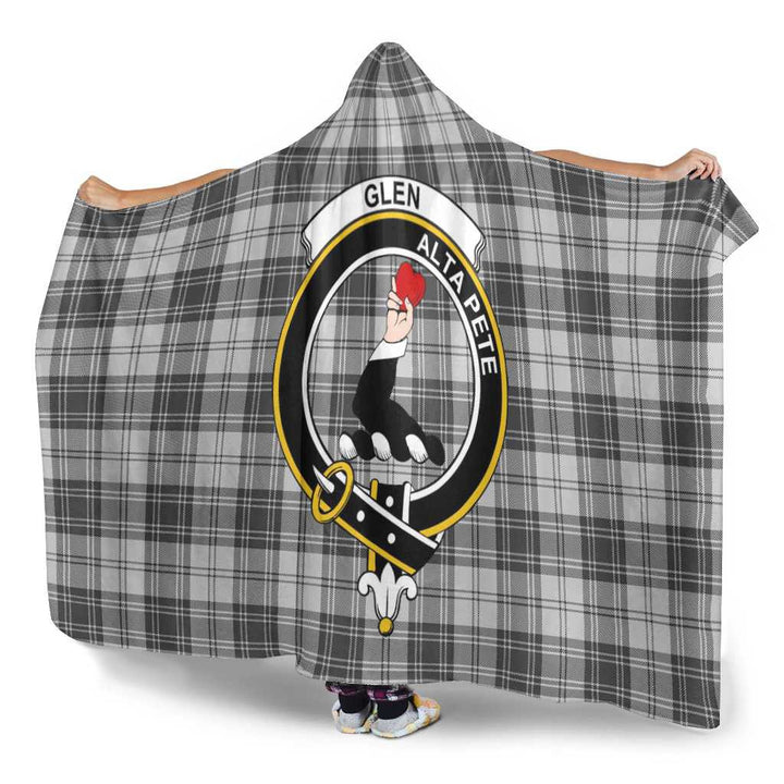 Scottish Glen Clan Crest Tartan Hooded Blanket Tartan Plaid 3