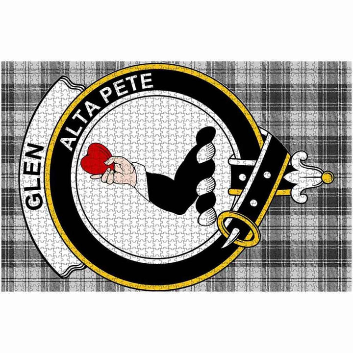 Scottish Glen Clan Crest Tartan Jigsaw Puzzle 2