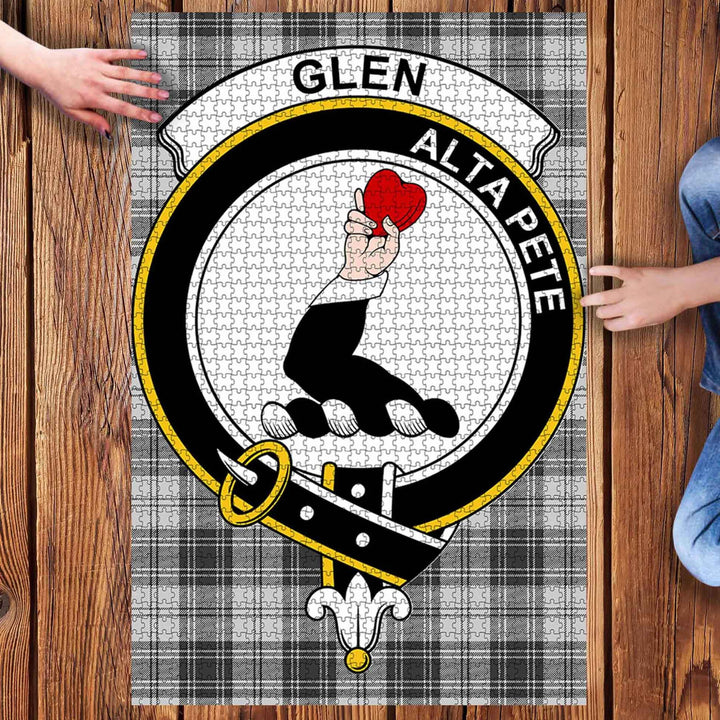 Scottish Glen Clan Crest Tartan Jigsaw Puzzle 3