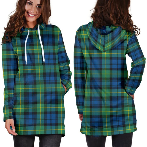Scottish Gordon Ancient Clan Tartan Hoodie Dress