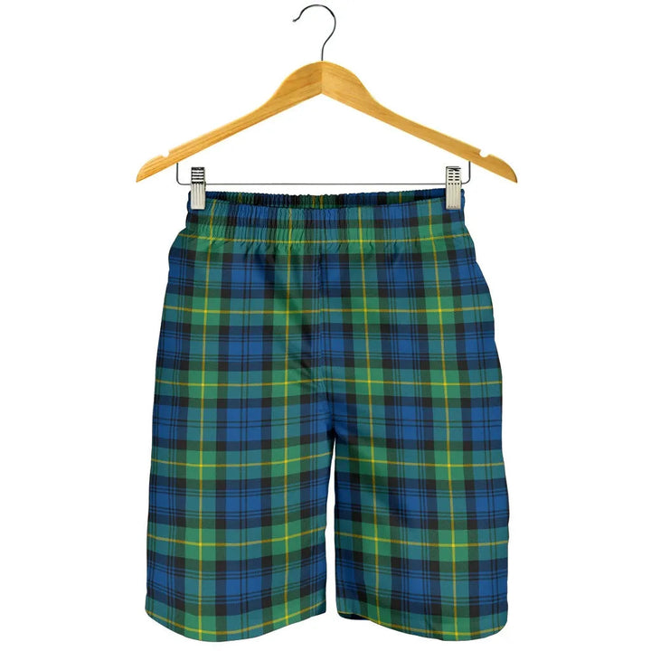 Scottish Gordon Ancient Clan Tartan Men's Shorts