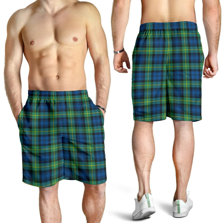 Scottish Gordon Ancient Clan Tartan Men's Shorts