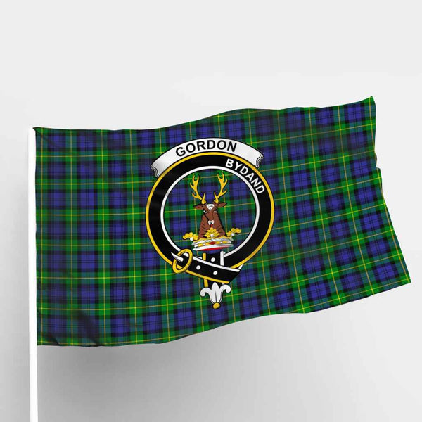Scottish Gordon Clan Crest Tartan Flag Parade Tartan Plaid 1