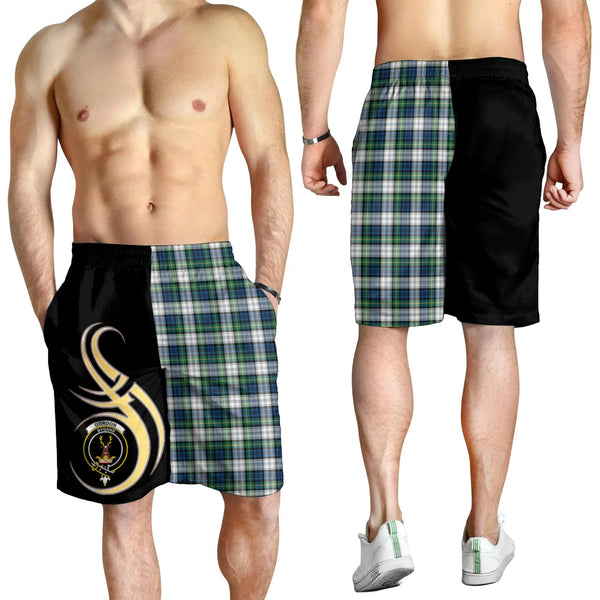 Scottish Gordon Dress Ancient Clan Crest Tartan Believe in Me Men's Shorts