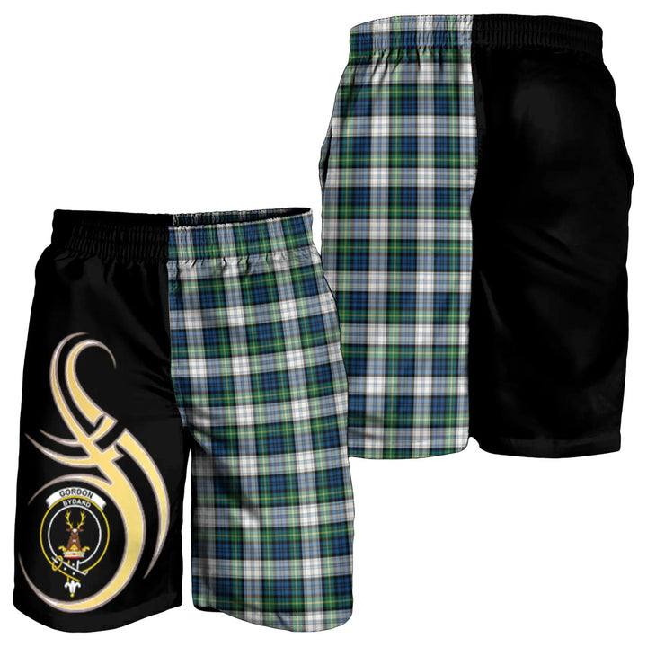 Scottish Gordon Dress Ancient Clan Crest Tartan Believe in Me Men's Shorts