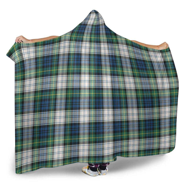 Scottish Gordon Dress Ancient Clan Tartan Hooded Blanket Tartan Plaid 2