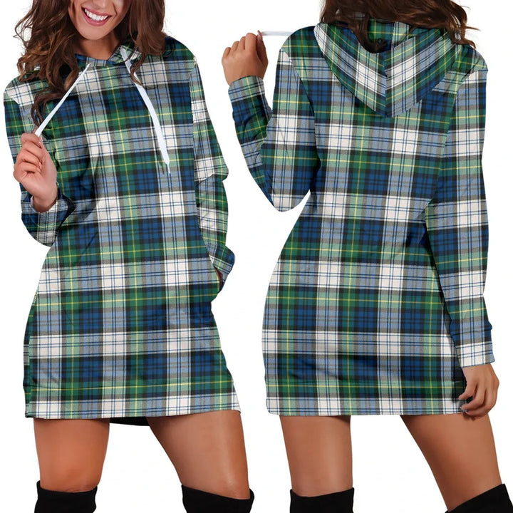 Scottish Gordon Dress Ancient Clan Tartan Hoodie Dress