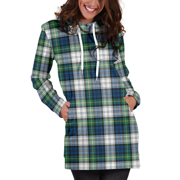 Scottish Gordon Dress Ancient Clan Tartan Hoodie Dress
