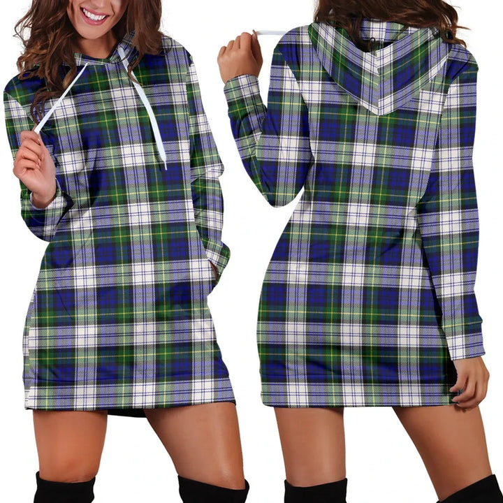 Scottish Gordon Dress Modern Clan Tartan Hoodie Dress