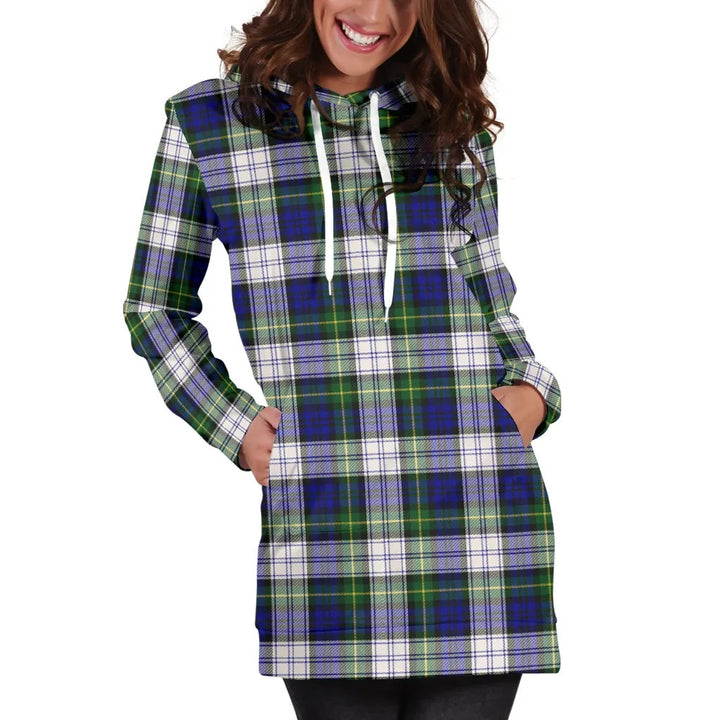 Scottish Gordon Dress Modern Clan Tartan Hoodie Dress