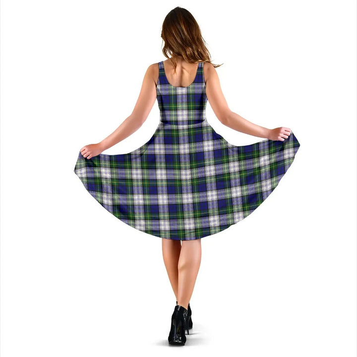 Scottish Gordon Dress Modern Clan Tartan Women Midi Dress