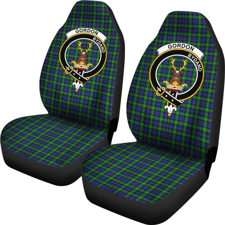Scottish Gordon Modern Clan Crest Tartan Car Seat Covers 1