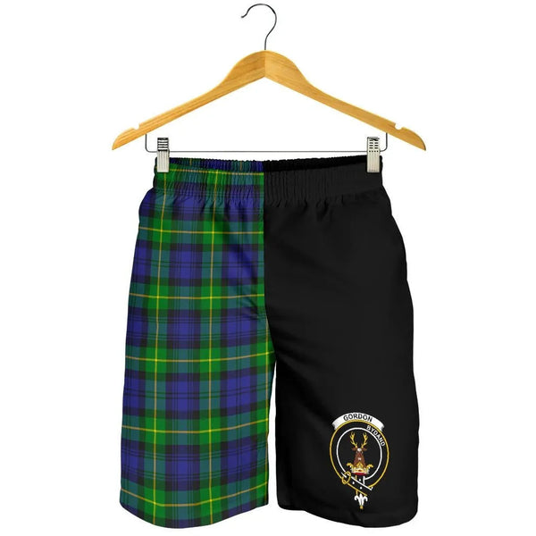 Scottish Gordon Modern Clan Crest Tartan Half of Me Men's Shorts