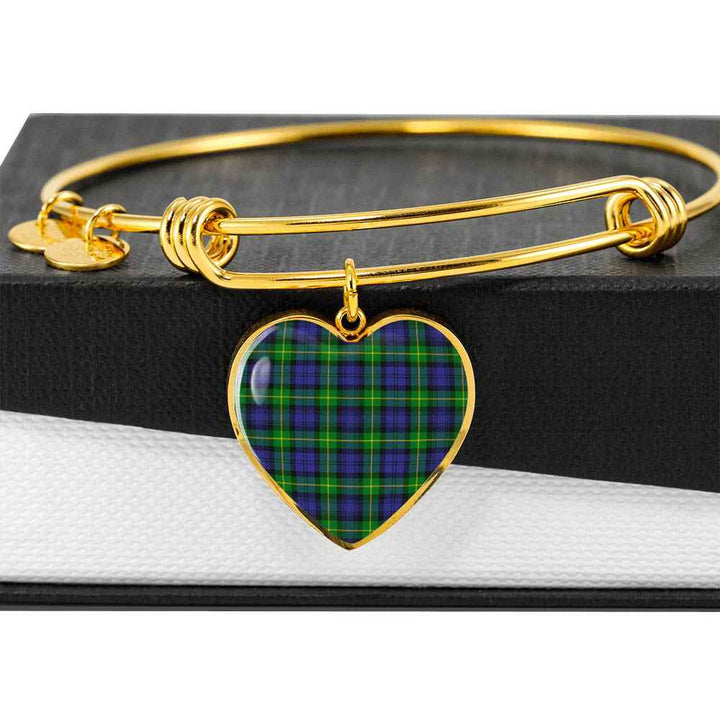 Scottish Gordon Modern Clan Tartan Bangle Heart Tartan Plaid 6