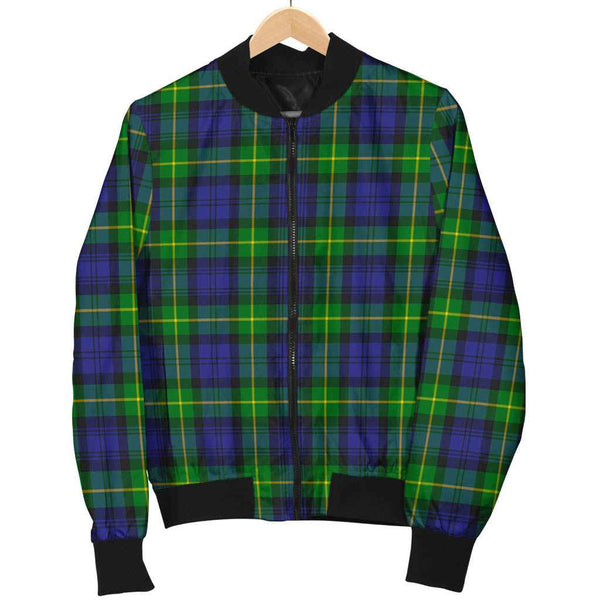 Scottish Gordon Modern Clan Tartan Bomber Jacket Tartan Plaid 1
