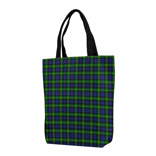 Scottish Gordon Modern Clan Tartan Canvas Bag With Shoulder Strap Tartan Plaid 1