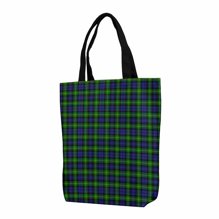 Scottish Gordon Modern Clan Tartan Canvas Bag With Shoulder Strap Tartan Plaid 1