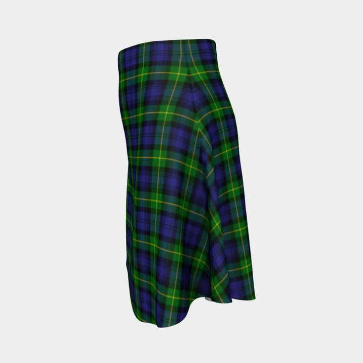 Scottish Gordon Modern Clan Tartan Flare Skirt Tartan Plaid 2