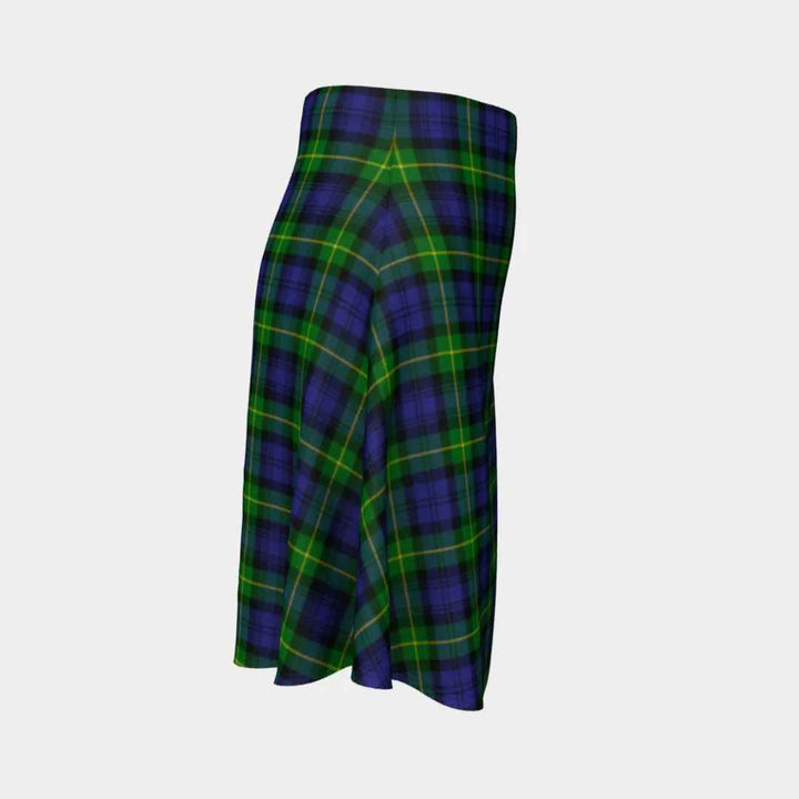 Scottish Gordon Modern Clan Tartan Flare Skirt Tartan Plaid 3