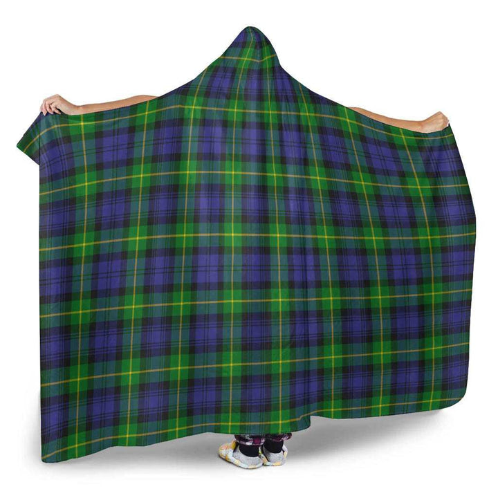 Scottish Gordon Modern Clan Tartan Hooded Blanket Tartan Plaid 2