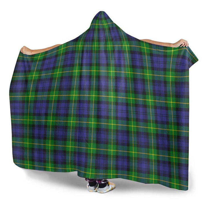 Scottish Gordon Modern Clan Tartan Hooded Blanket Tartan Plaid 3