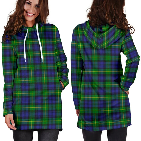 Scottish Gordon Modern Clan Tartan Hoodie Dress